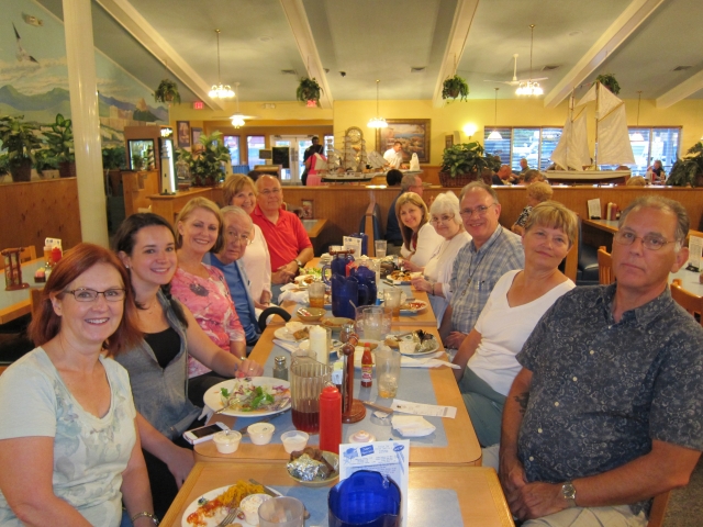 Early Birds at Blue Ocean Seafood (photo by Marguerite Harrington)