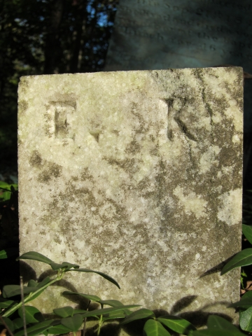 foot stone of Edward Kelly