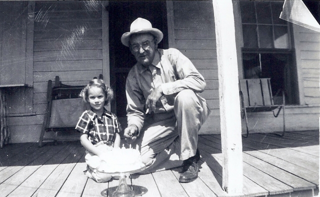 Sherman Miles and his granddaughter, Margaret Montgomery.